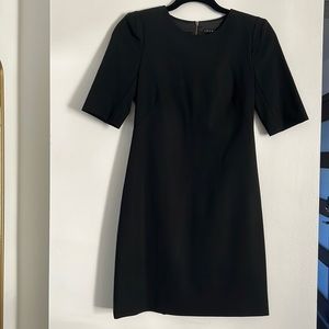 Theory size 0 LBD Black mini dress